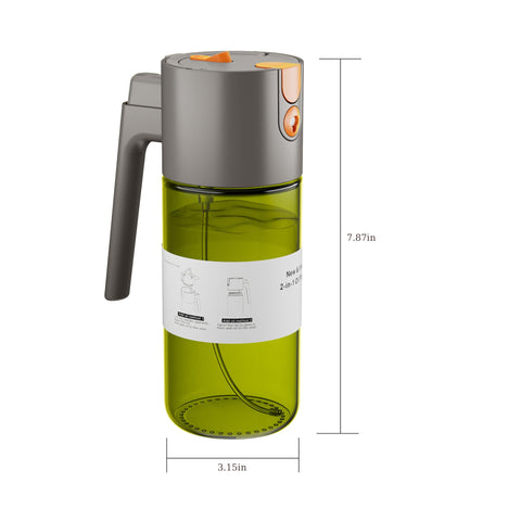 LAKUMIQI portable glass sprayer ideal for outdoor grilling and salads.