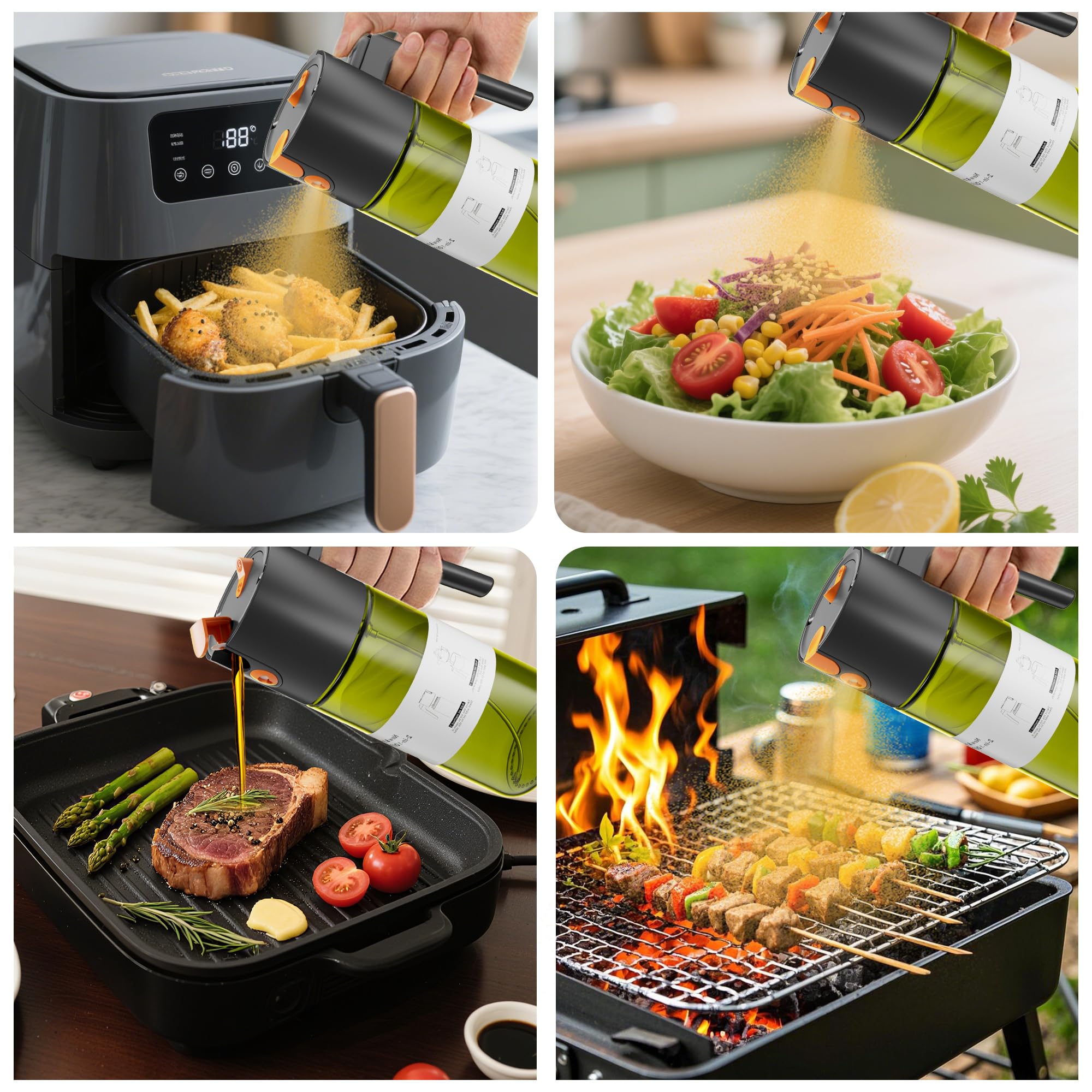 LAKUMIQI sediment-filtered spray supports precise cooking control