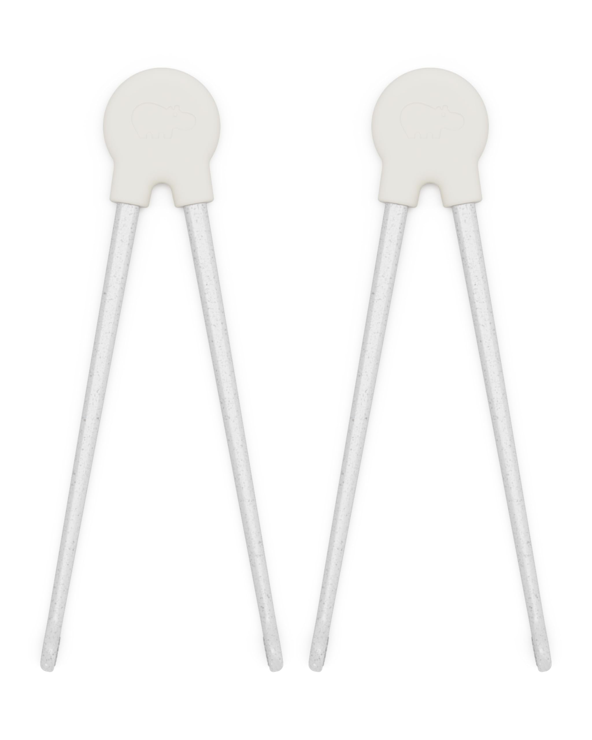 Lalo kids training chopsticks close-up shows silicone tip for easy grip during learning meals.