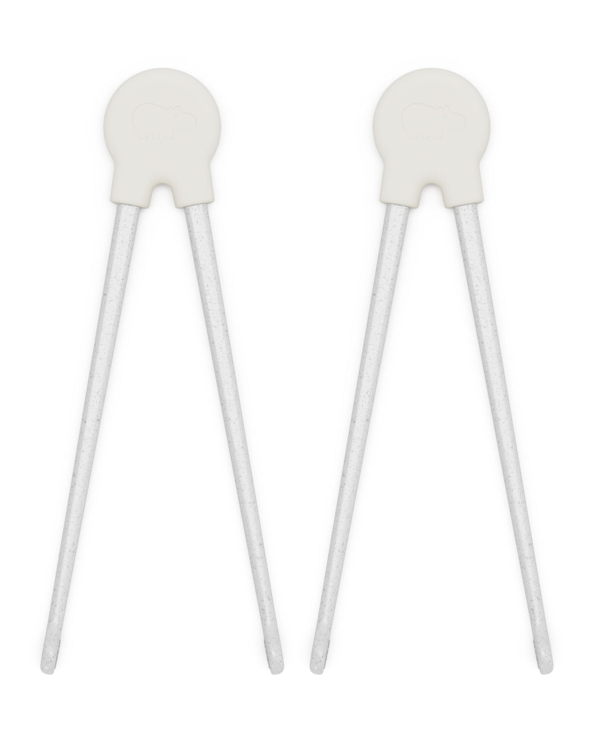Lalo kids training chopsticks close-up shows silicone tip for easy grip during learning meals.