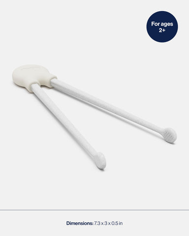 Lalo kids training chopsticks dishwasher-safe design simplifies cleanup after meals.