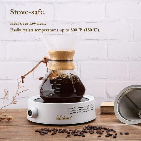 Lalord Pour Over 3-4 cup capacity setup for everyday mornings.