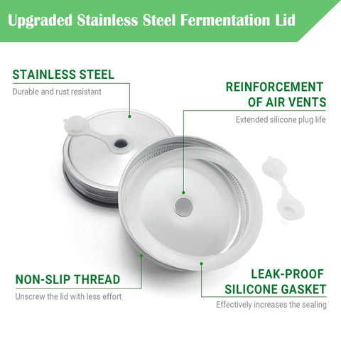 Lalvam silicone grommets securing airlock setup for beginners