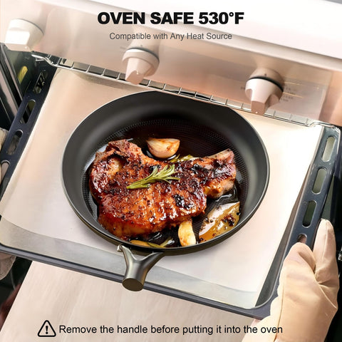 LAMFO demonstrates oven-to-stovetop transition for versatile cooking.