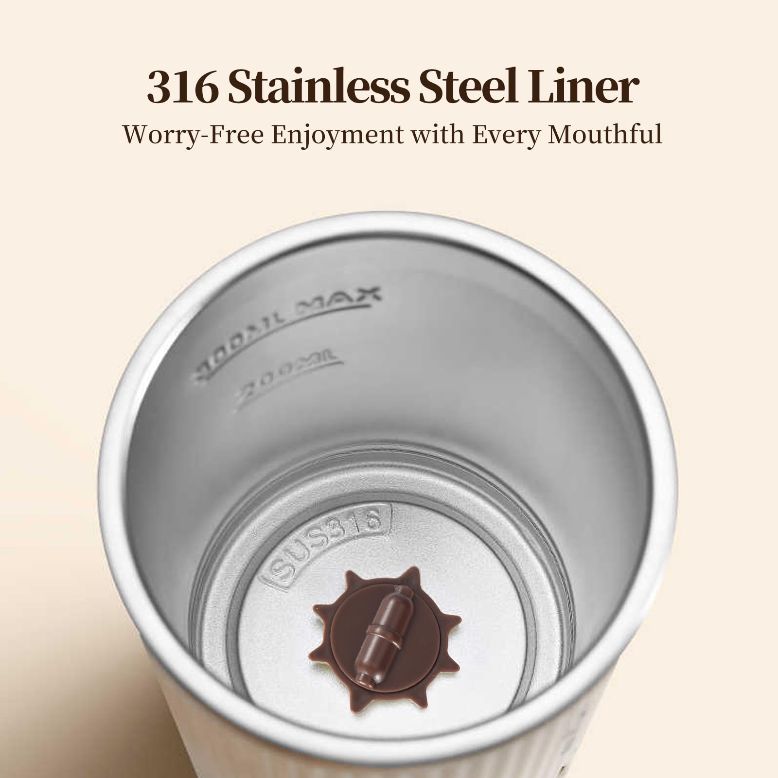 Lamido leakproof viewing lid keeps drinks secure and visible