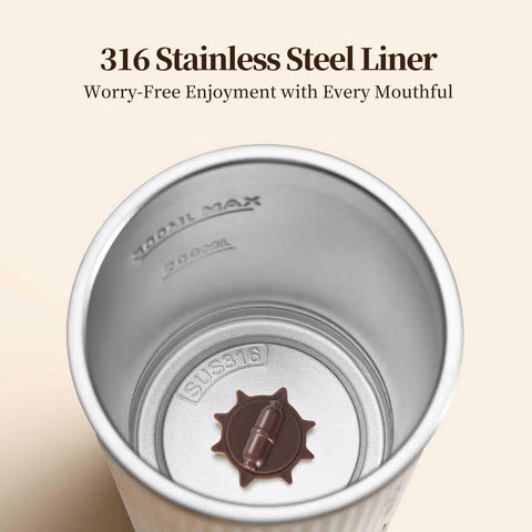 Lamido leakproof viewing lid keeps drinks secure and visible