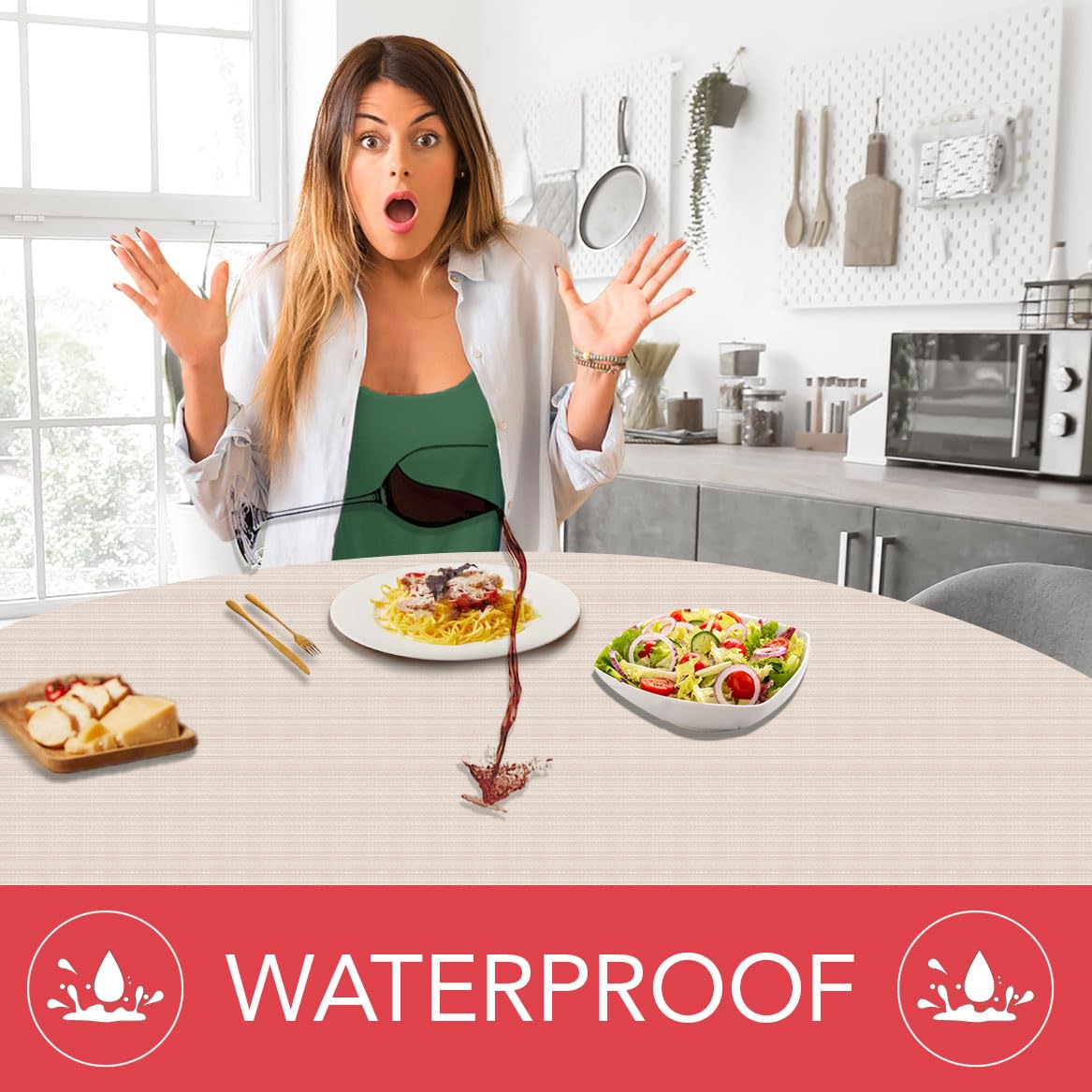 LAMINET waterproof surface enables quick wipe-down after meals