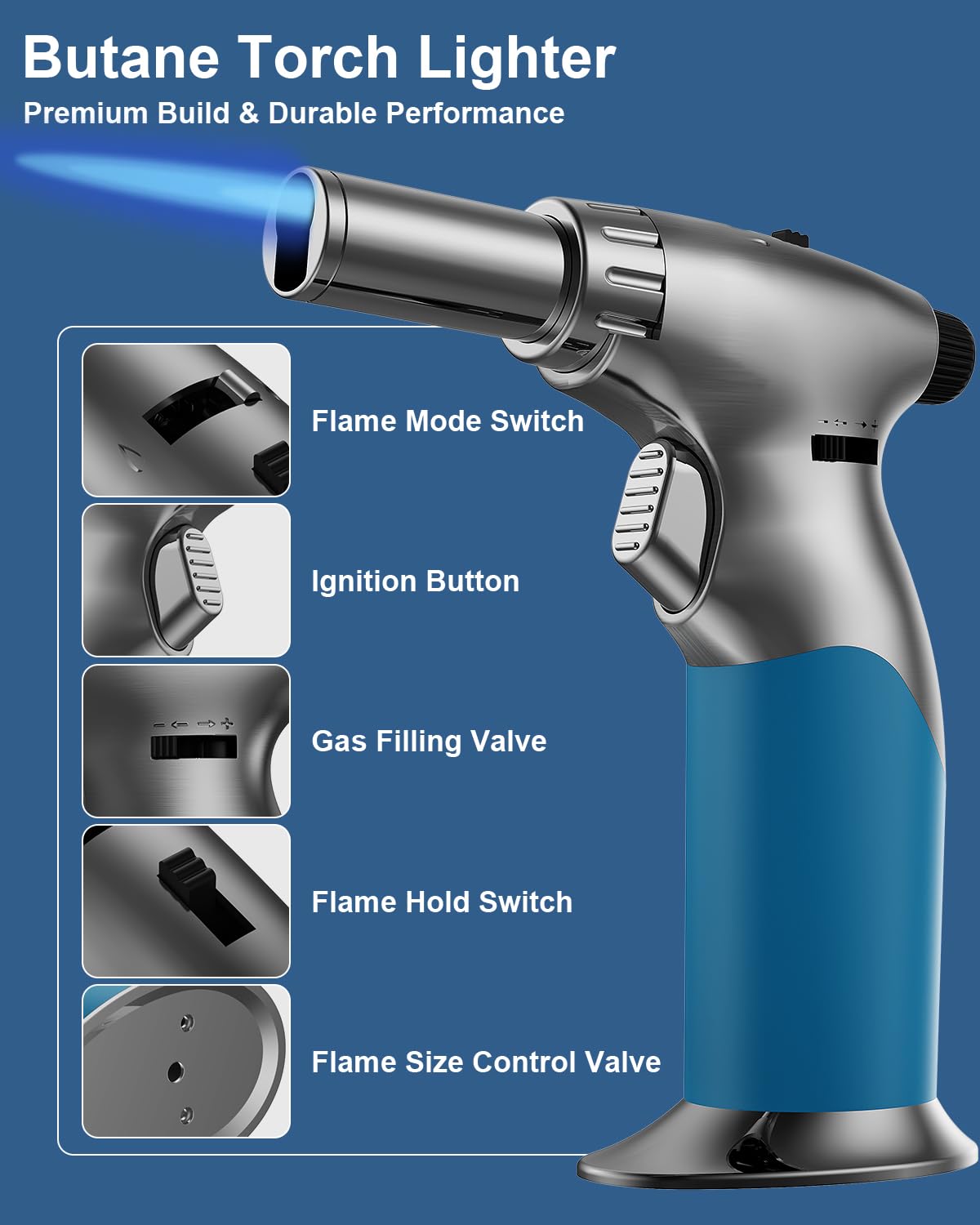 Lamsen premium metal body with ergonomic grip for comfortable use