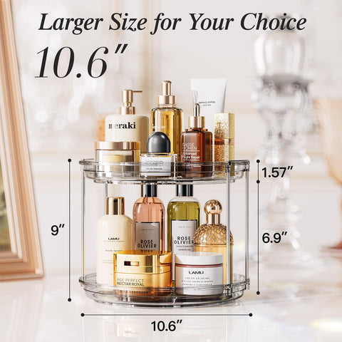LAMU 360-degree rotation feature enabling easy access to spices and small items.