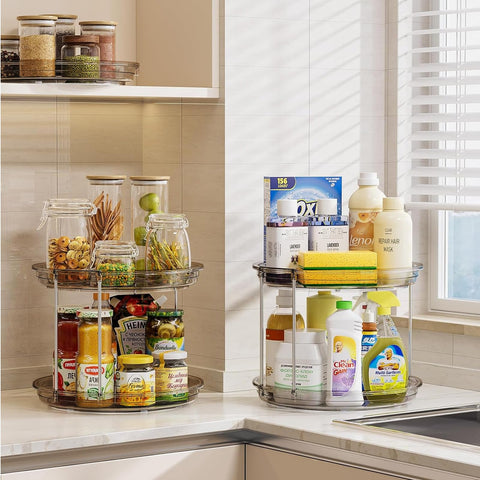LAMU smooth ball-bearing rotation ensuring effortless item viewing.