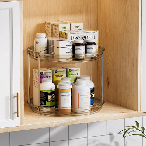 LAMU kitchen cabinet organizer in amber for extra storage