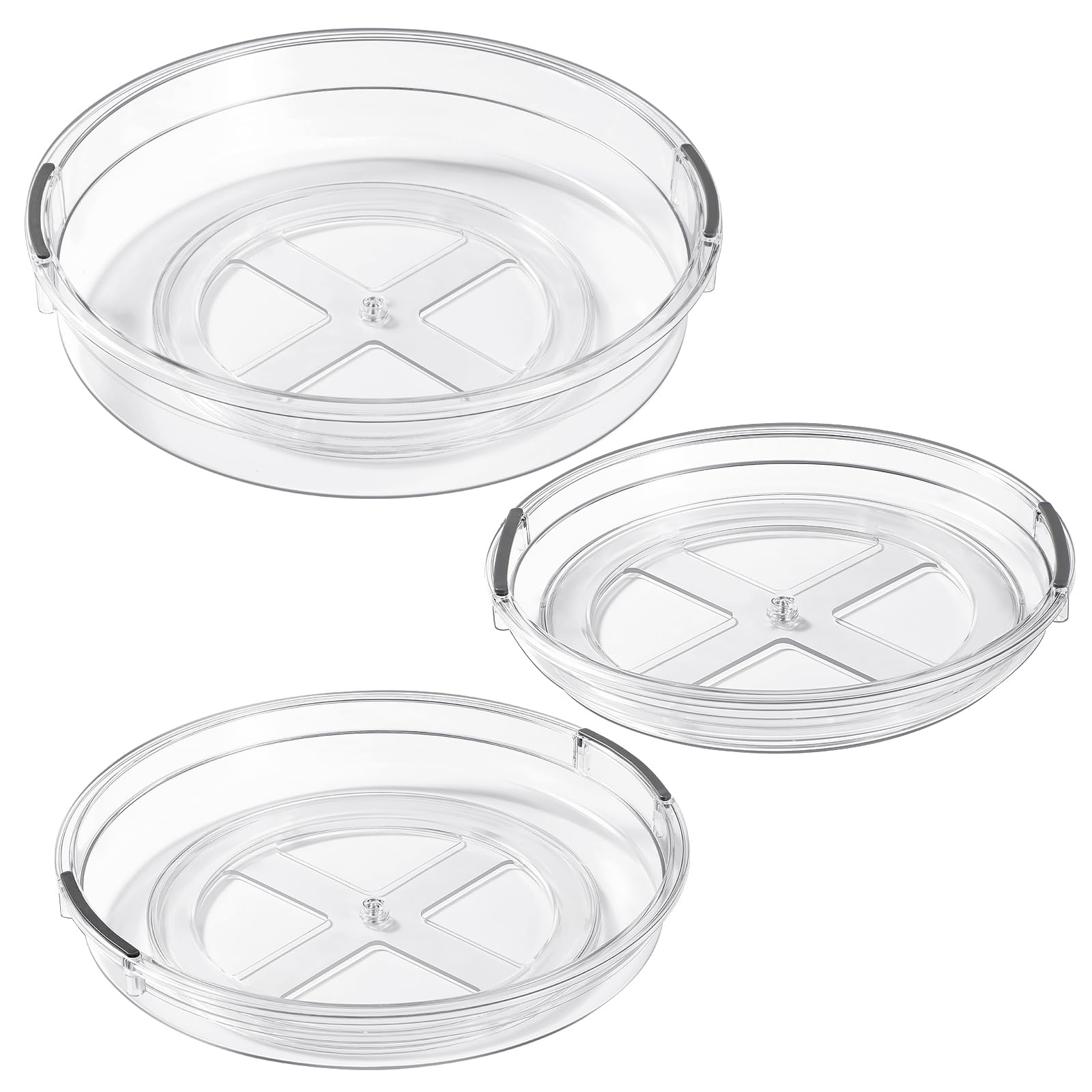 LAMU rotating organizer is easy to clean with a damp cloth.