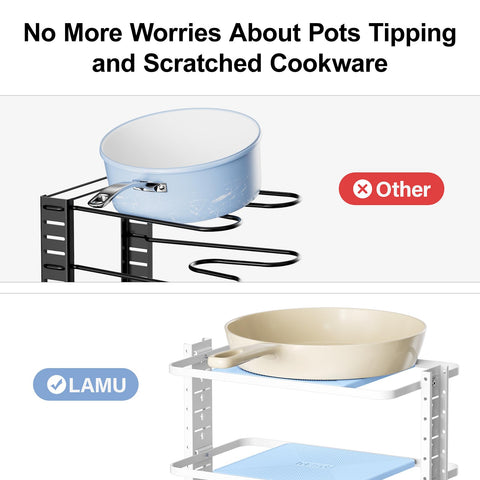 LAMU three-placement design supports countertop, cabinet, or floor storage.