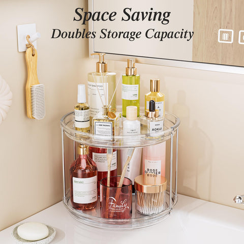 LAMU stackable design lets you build a 3-tier organizer from two sets.