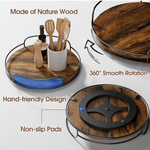 LAMU pantry tray helps declutter shelves with elegant wood accents