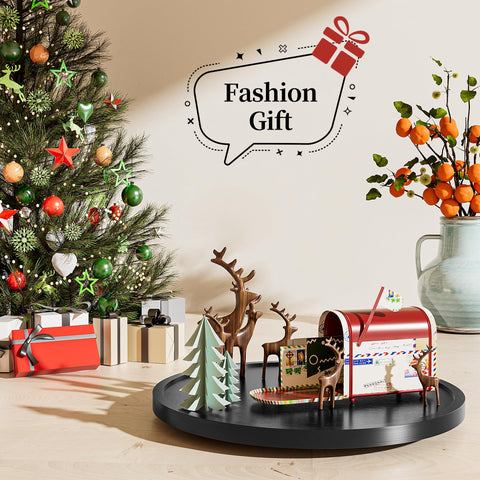 LAMU pine Lazy Susan on pantry shelf keeps items organized and easy to reach