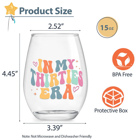 Lamyba 15oz glass designed for milestone celebrations with friends