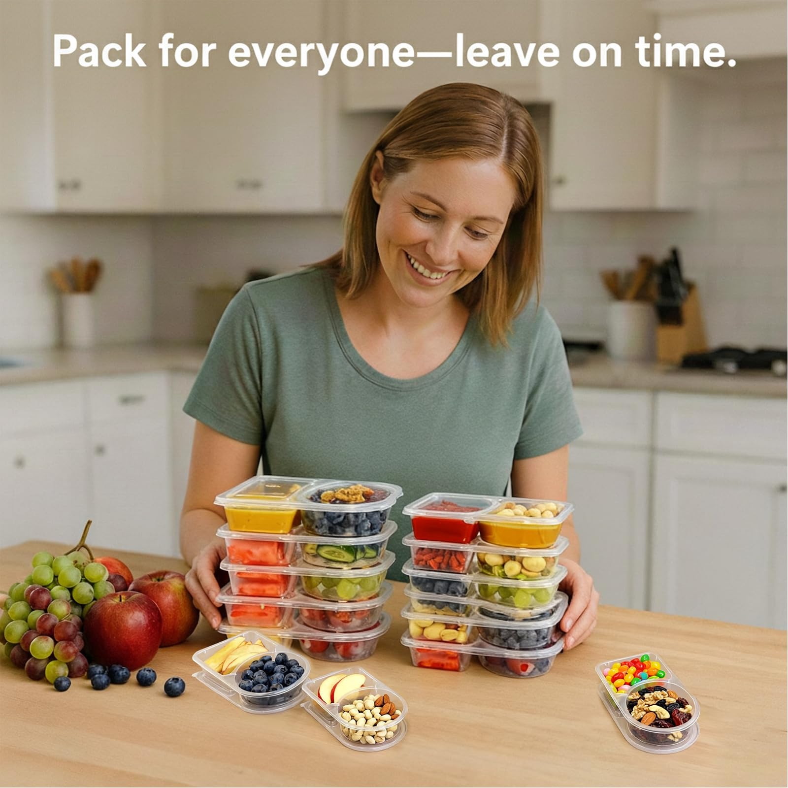Lanasz microwave-safe snack containers for quick reheating at home or campus