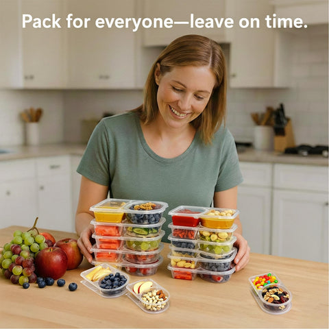 Lanasz microwave-safe snack containers for quick reheating at home or campus