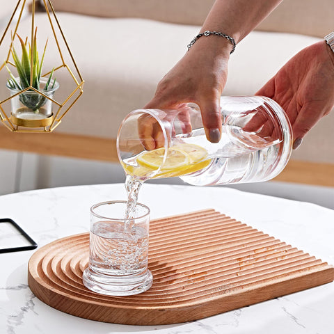 Lancici anti-drip design prevents spills on nightstands.