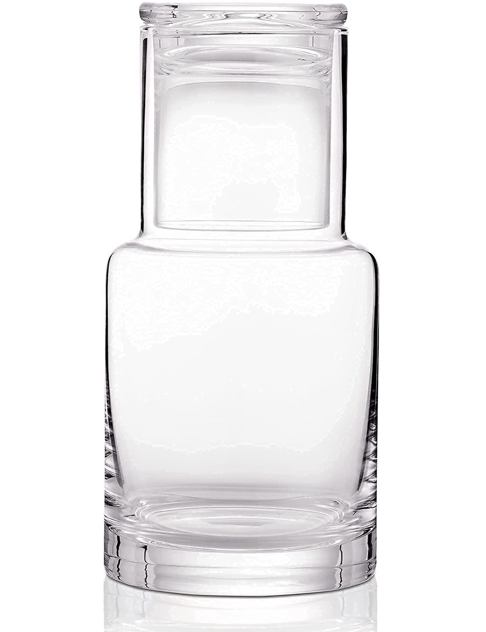 Lancici bedside carafe with glass set for easy nighttime hydration.