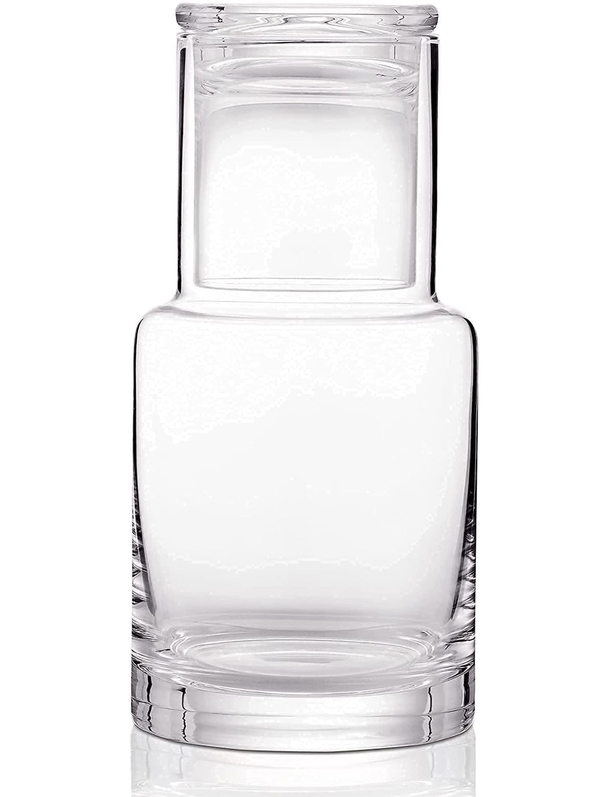 Lancici bedside carafe with glass set for easy nighttime hydration.