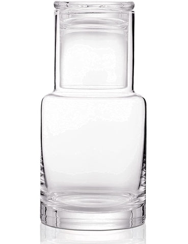 Lancici bedside carafe with glass set for easy nighttime hydration.