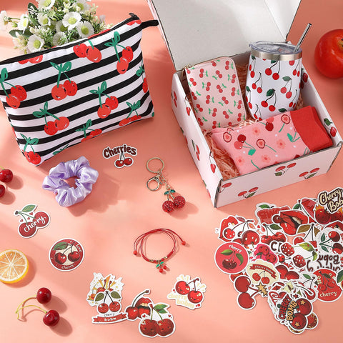 Landical cherry gift bracelet adds a charming touch to outfits.