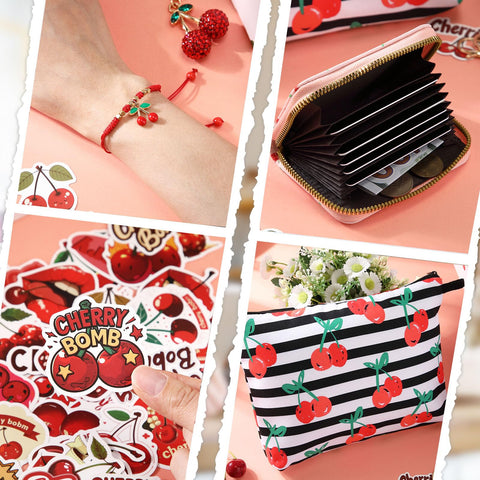 Landical cherry gift socks are breathable and comfortable for everyday wear.