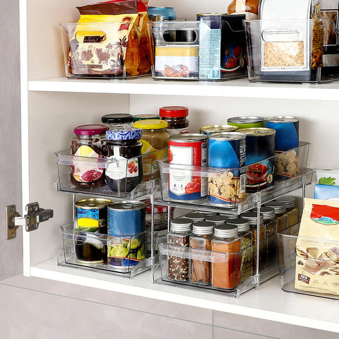 LANDNEOO 2-set organizer under-sink usage for compact storage.