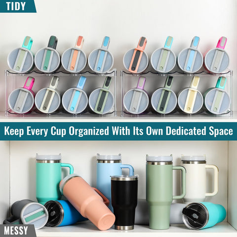 LANDNEOO acrylic bottle rack supports up to 30 lbs per tier