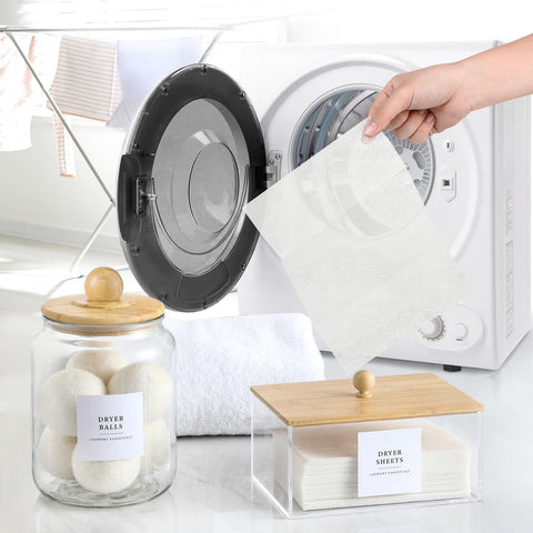 LANDNEOO acrylic storage box showcasing contents while protecting from dust