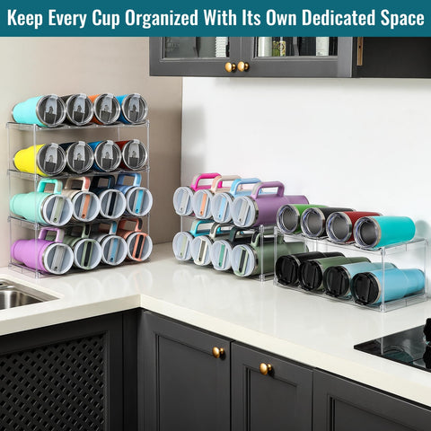 LANDNEOO Brumate bottle storage keeps cups secured and upright.