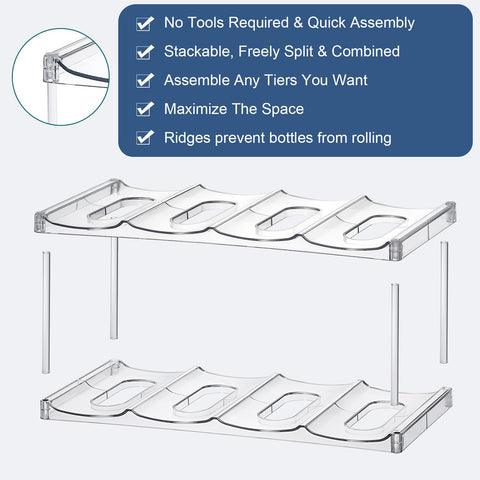 LANDNEOO clear-thick-plastic-shelves offer high visibility and durability.