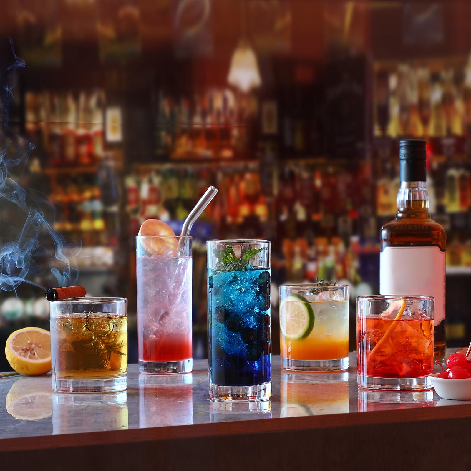 LANDNEOO crystal-clear daily glassware enhances table presentation