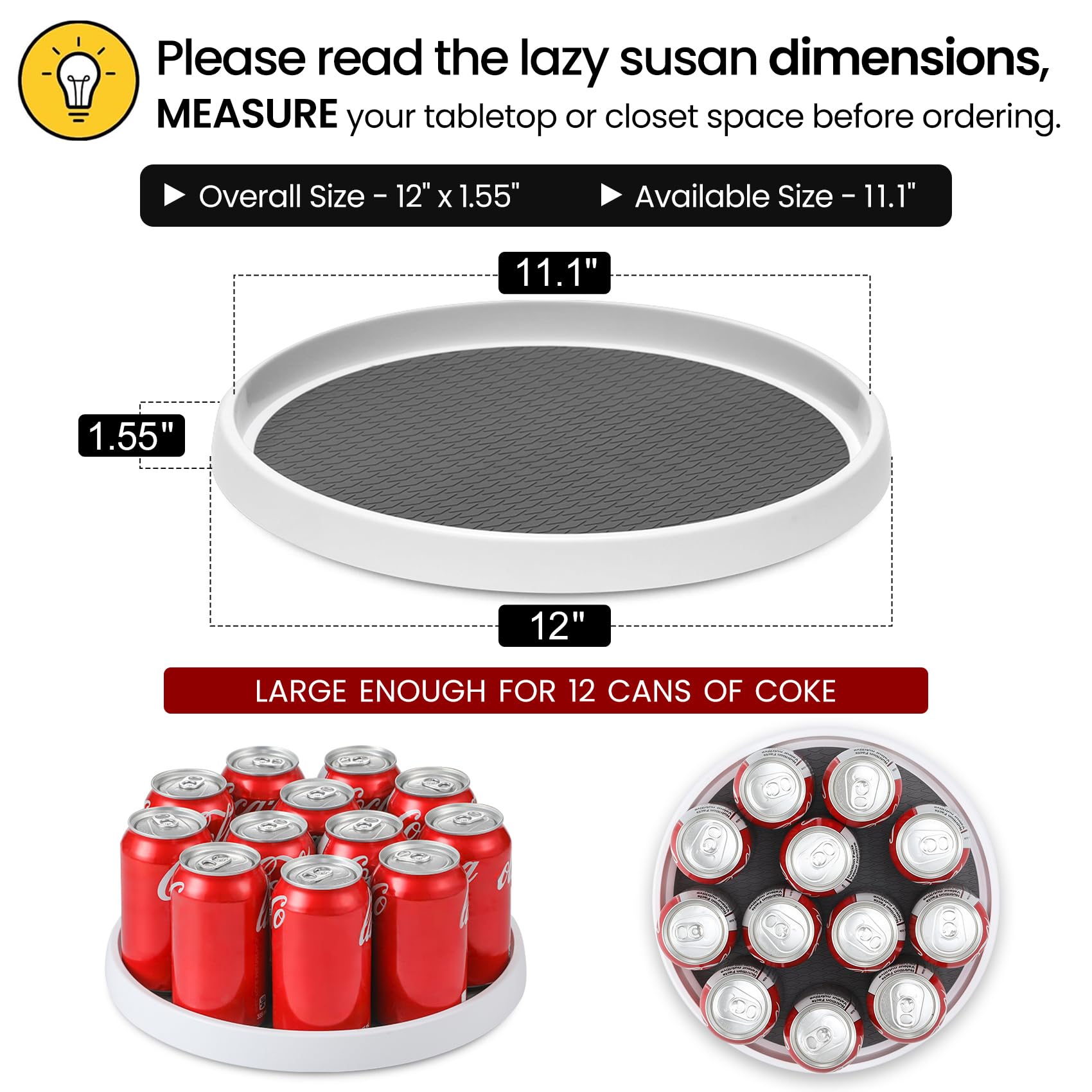 LANDNEOO diamond silicone top provides secure grip for bottle organization
