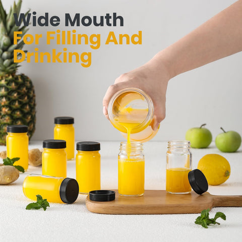 LANDNEOO dishwasher-safe glass bottle for quick cleanup after use.