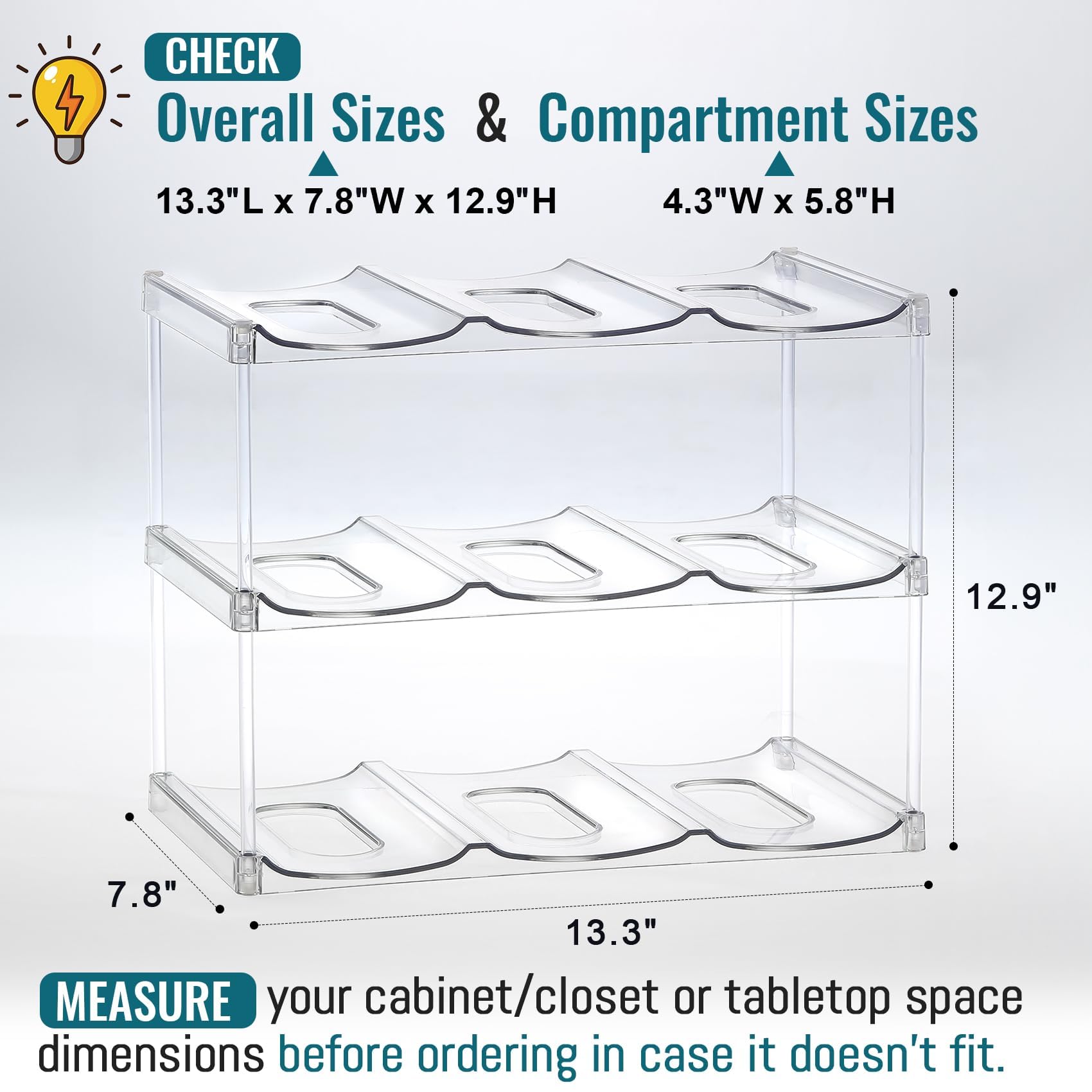 LANDNEOO easy-assembly rack stacks quickly to fit space