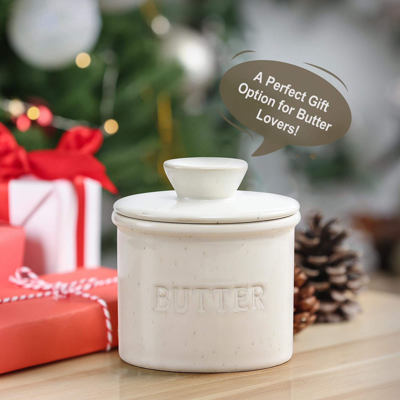 LANDNEOO housewarming gift butter dish brings practical charm.
