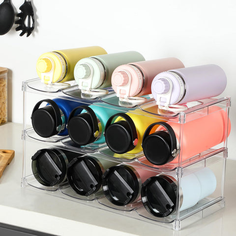 LANDNEOO 12-bottle capacity layout demonstrates practical storage