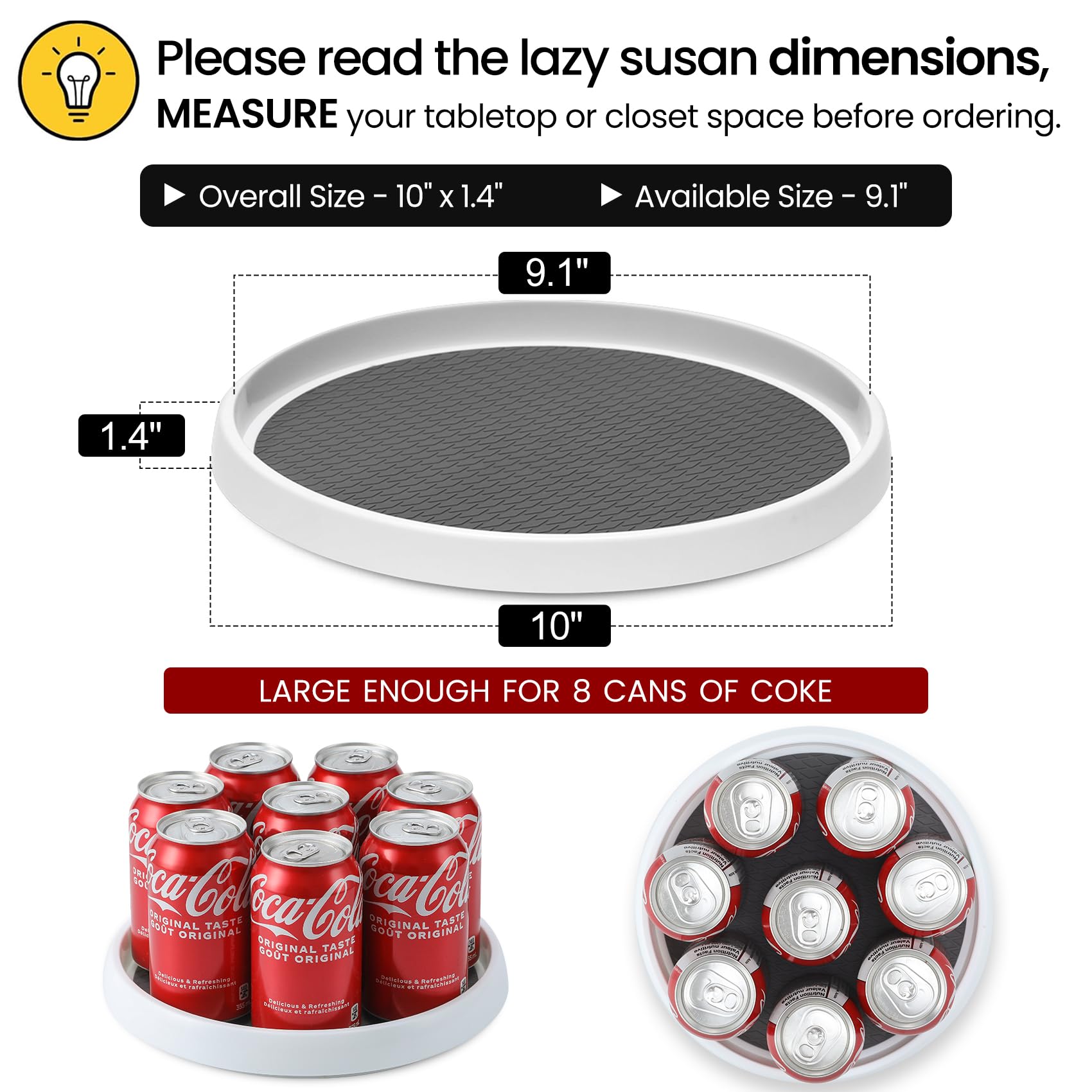 LANDNEOO non-slip surface detail highlights secure spinning