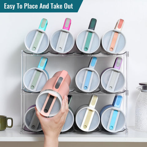 LANDNEOO Simple Modern bottle holder accommodates large mugs securely.