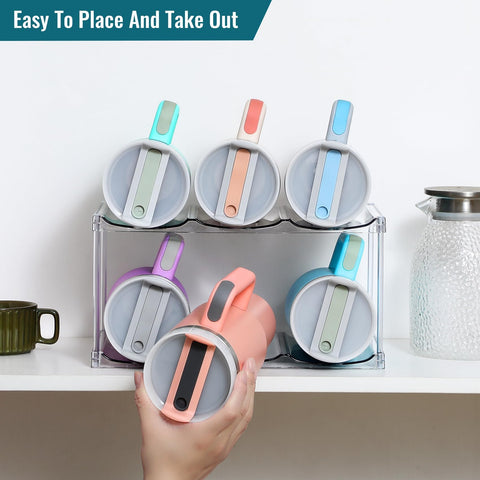 LANDNEOO Simple Modern bottle shelf demonstrates modern, sleek home organization.