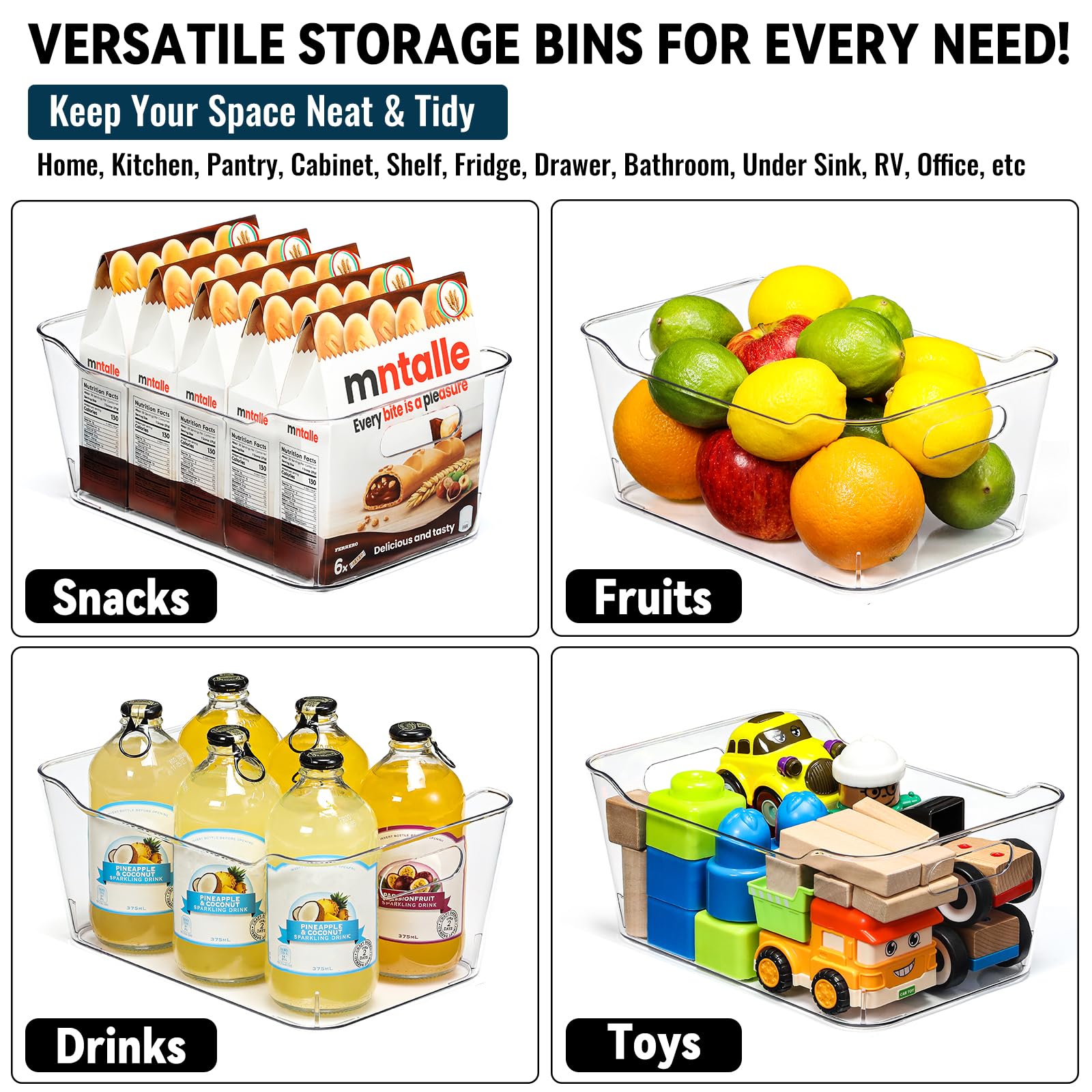 LANDNEOO SOHO bathroom counter organizer bin keeps toiletries tidy