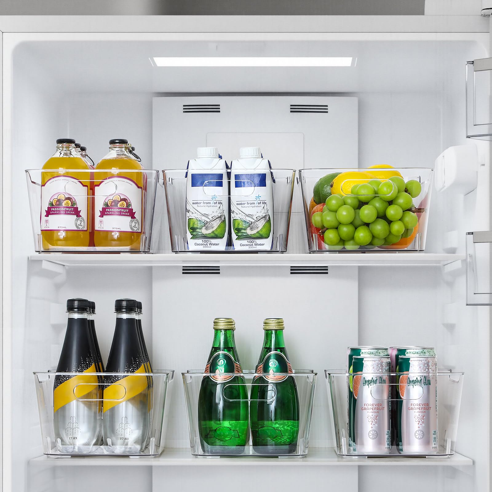 LANDNEOO SOHO pantry organization bin fits snacks, jars, and condiments