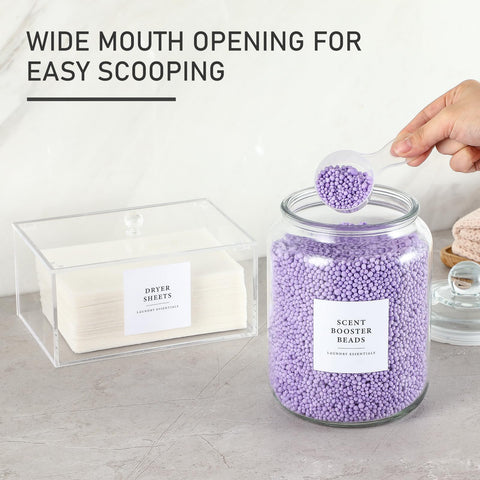 LANDNEOO white labels with text enable quick item identification.