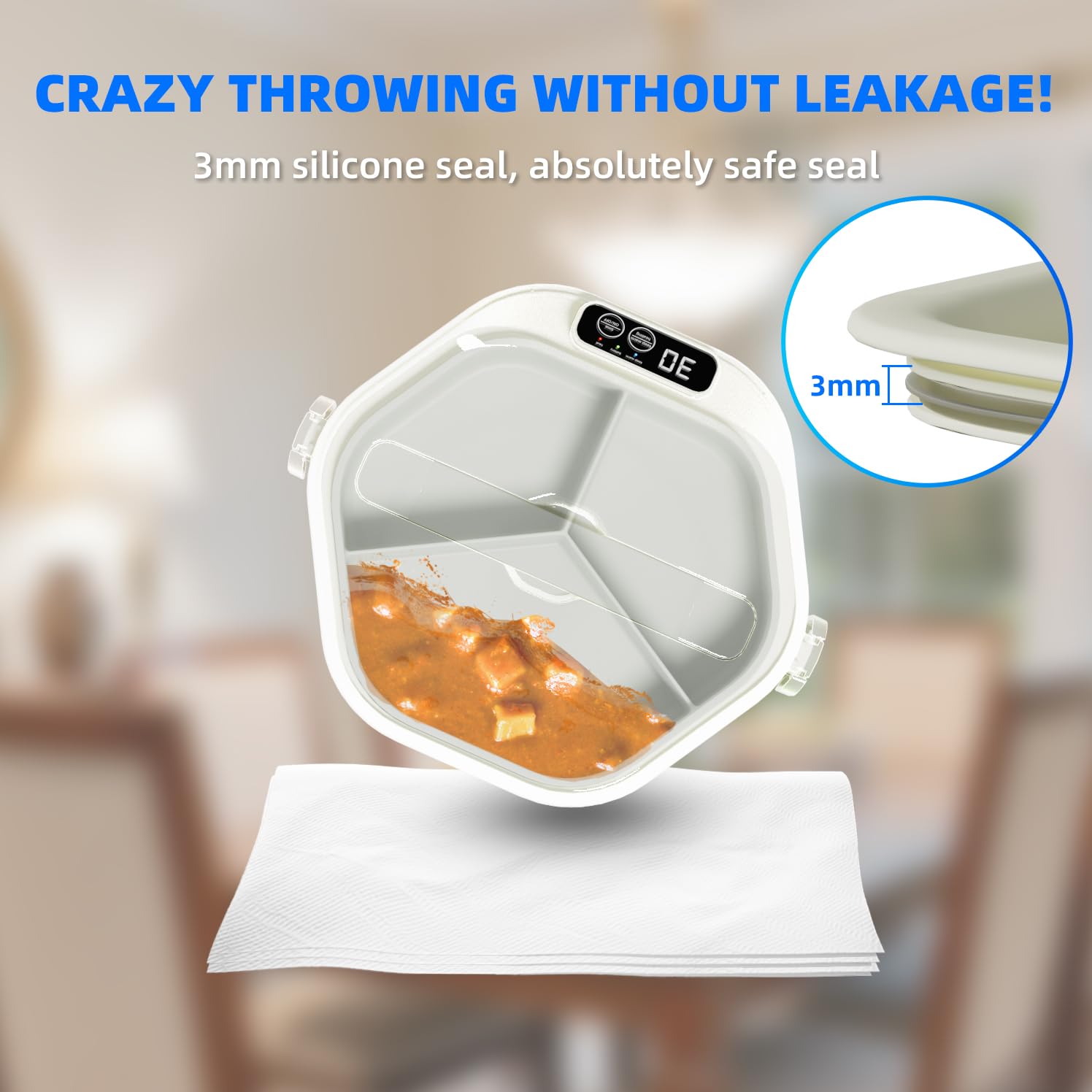 LANDNOR removable parts are top-rack dishwasher safe for easy cleanup.