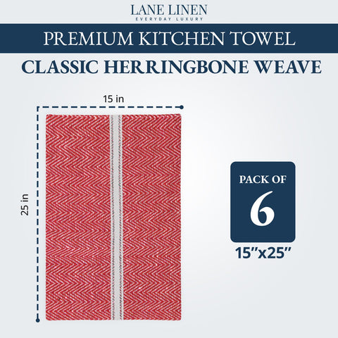 Lane Linen absorbent cotton towels soaking up spills quickly
