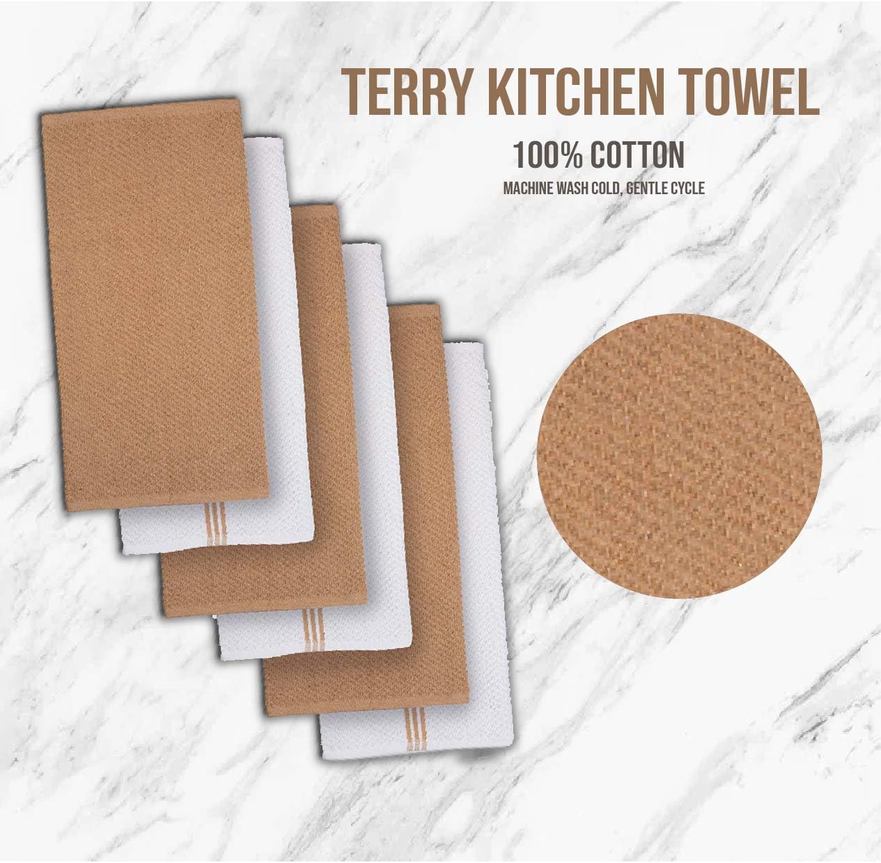 Lane Linen absorbent kitchen towels designed for drying and prep work
