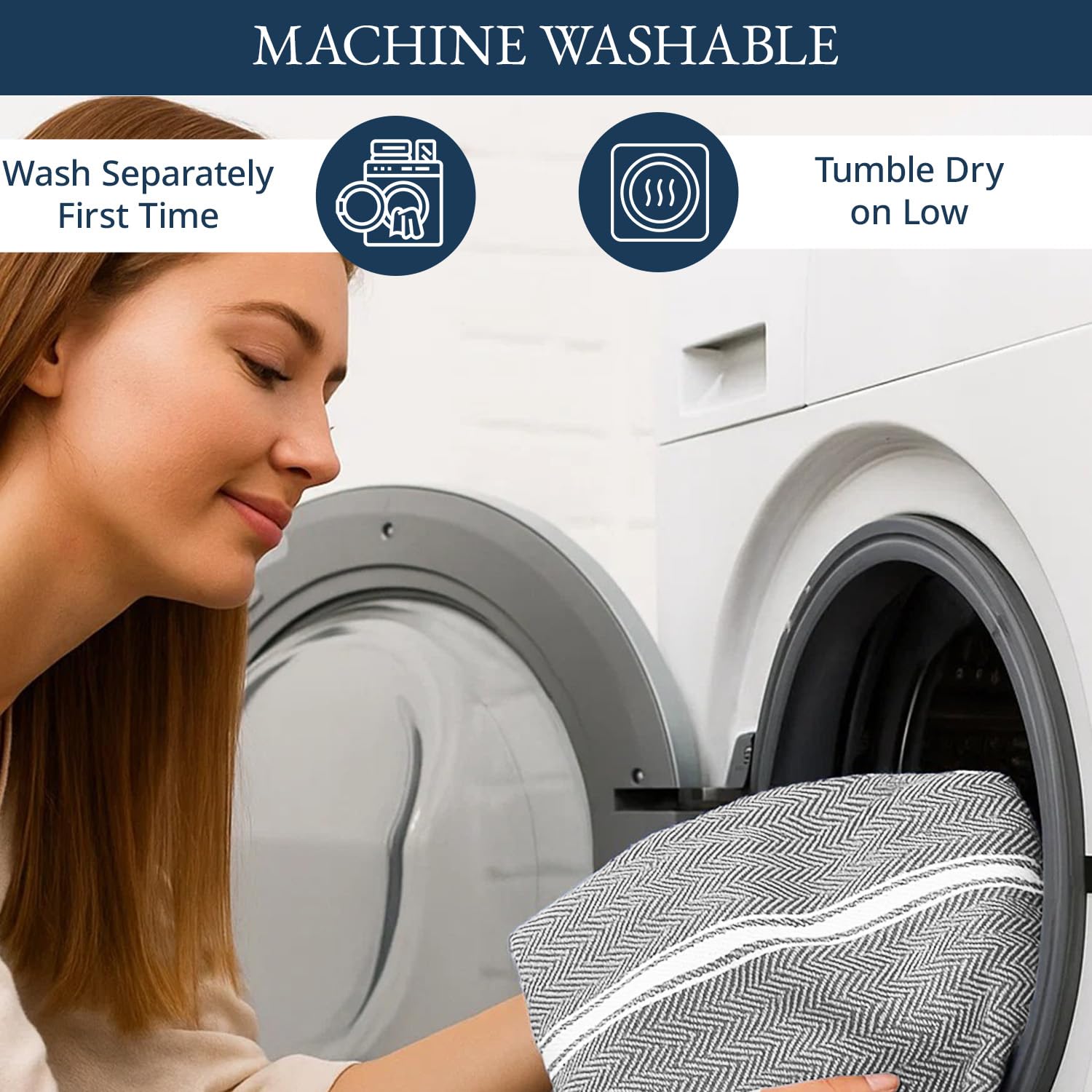 Pack of 12 towels, great for busy kitchens and steady supply